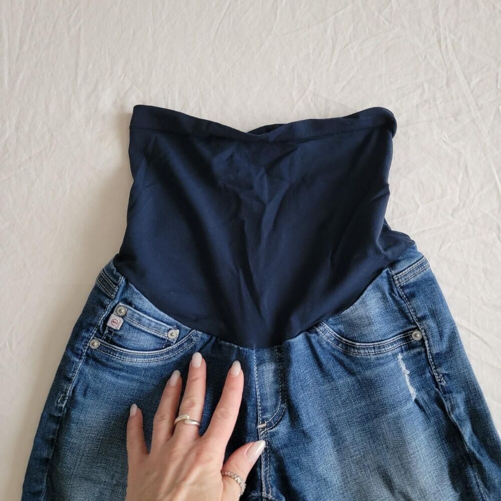 AG ADRIANO GOLDSCHMIED MATERNITY OVER THE BELLY JEANS - Picture 4 of 6